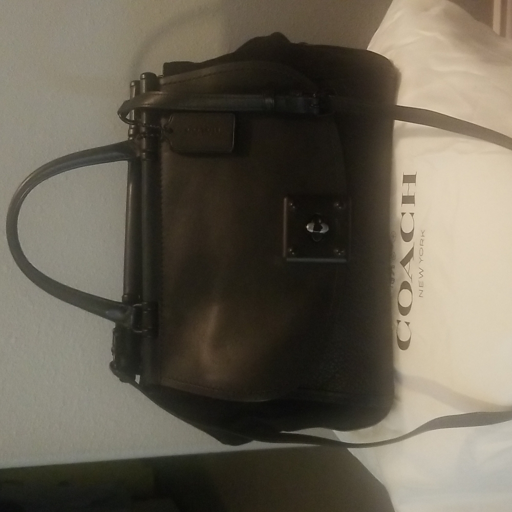 Coach black handbag